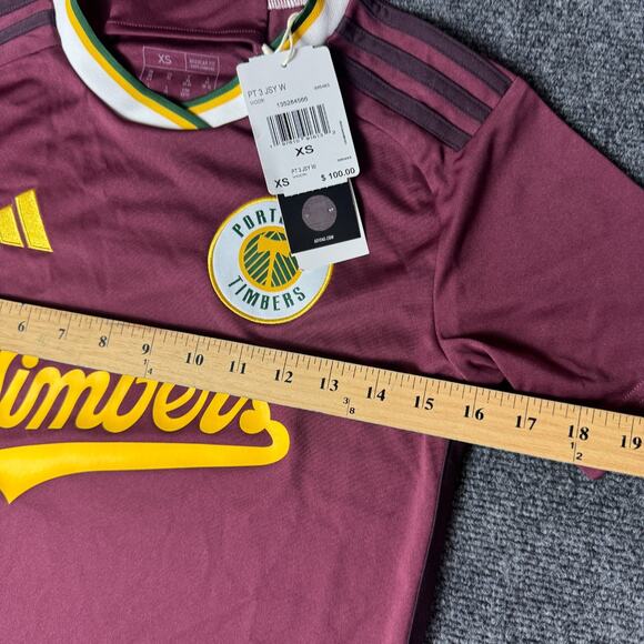 Adidas MLS Portland Timbers 2024 Archive Soccer Jersey Women's XS NWT IM5463 - Picture 5 of 7